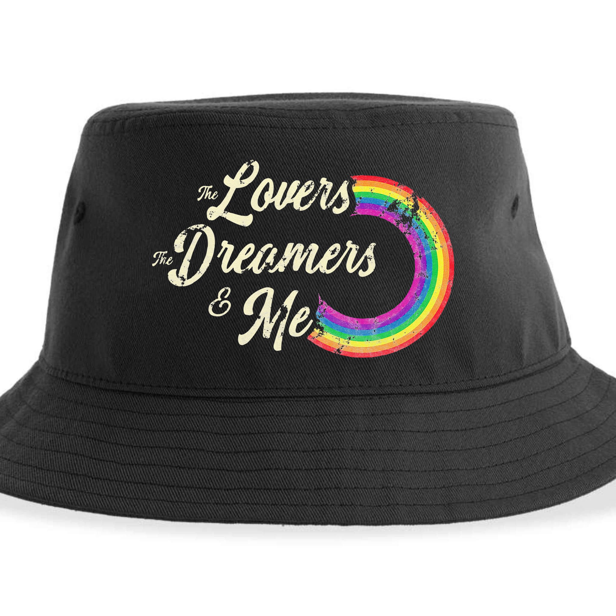 The Lovers The Dreamers And Me Rainbow Sustainable Bucket Hat
