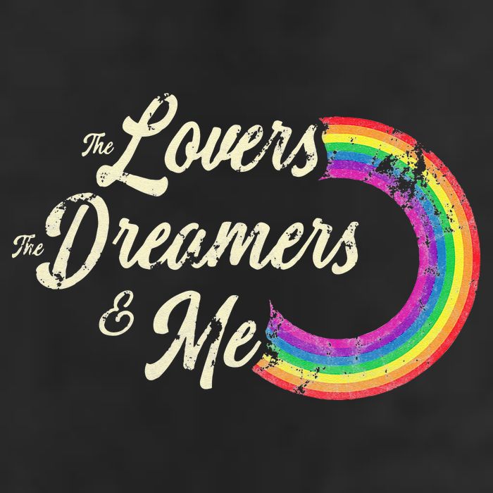 The Lovers The Dreamers And Me Rainbow Adult Drive Performance Visor