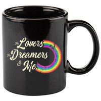 The Lovers The Dreamers And Me Rainbow 11oz C Handle Ceramic Mug