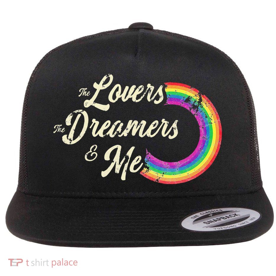 The Lovers The Dreamers And Me Rainbow Flatbill Hat