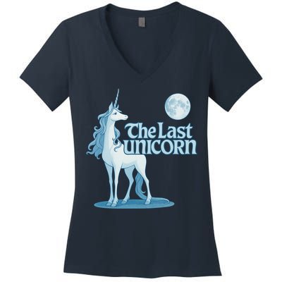 The Last Unicorn Women's V-Neck T-Shirt
