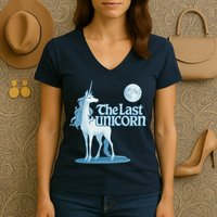 The Last Unicorn Women's V-Neck T-Shirt