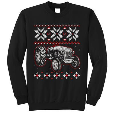 Tractor Lover Ugly Christmas Sweater Farmer Farming Xmas Sweatshirt