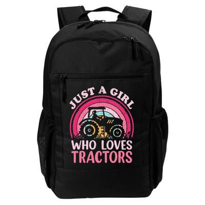 Tractor Lover Vintage Just A Who Loves Tractors Backpack
