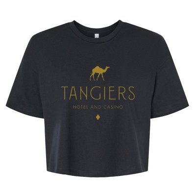 Tangiers Las Vegas Hotel Retro Vintage Bella+Canvas Jersey Crop Tee