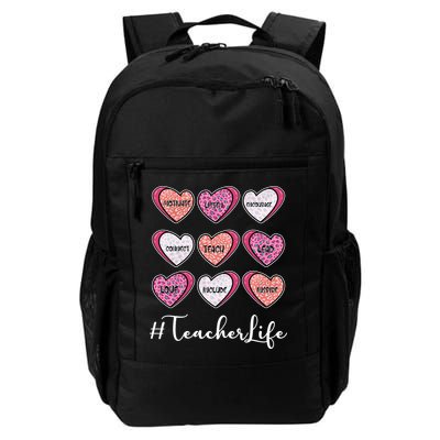 Teachers Life Valentines Day Heart Candy Backpack
