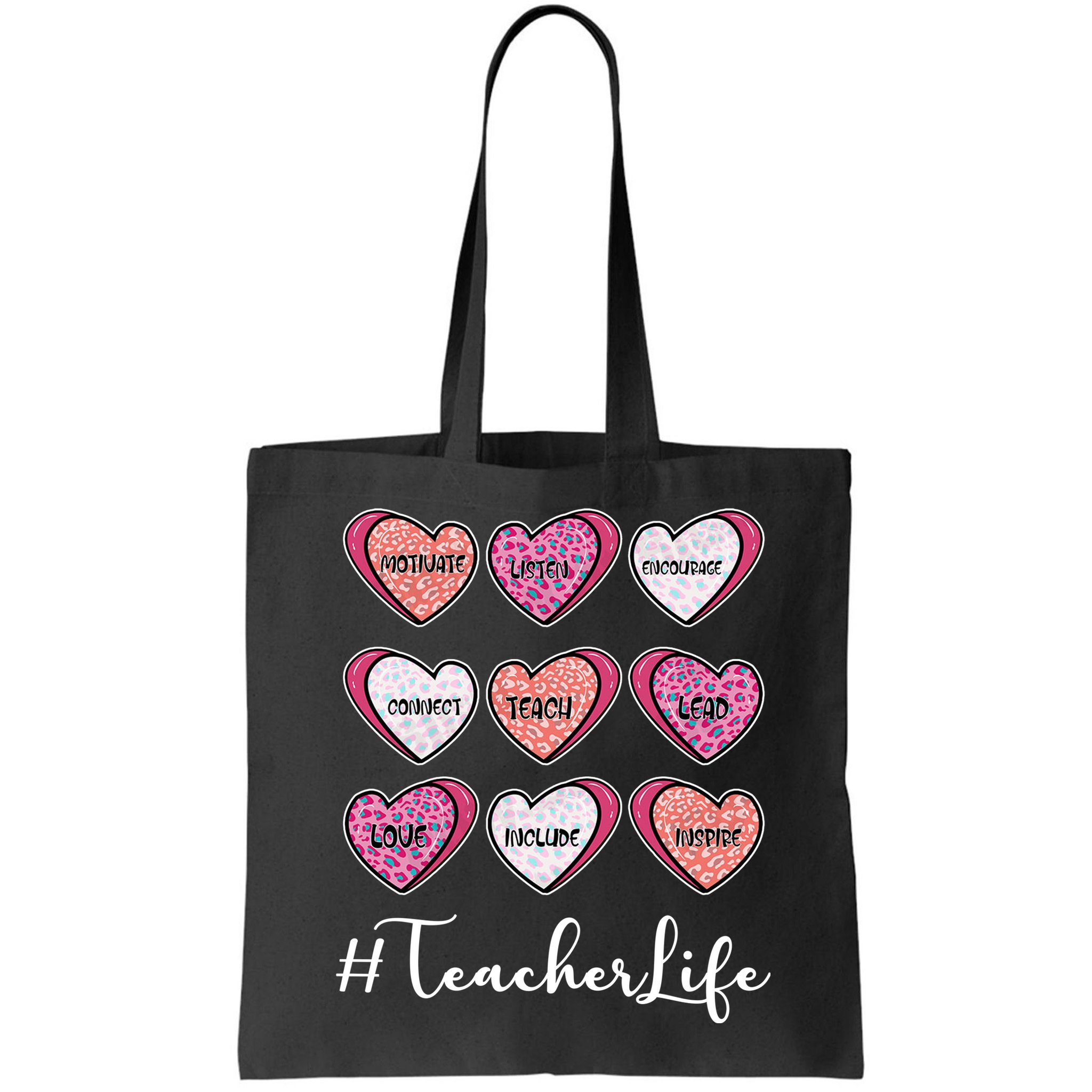 Teachers Life Valentines Day Heart Candy Bag