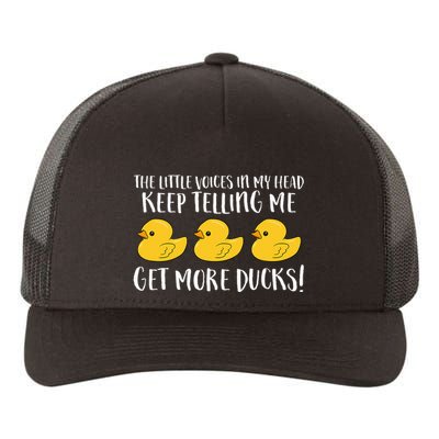 The Little Voices In My Head Keep Yupoong Adult 5-Panel Trucker Hat
