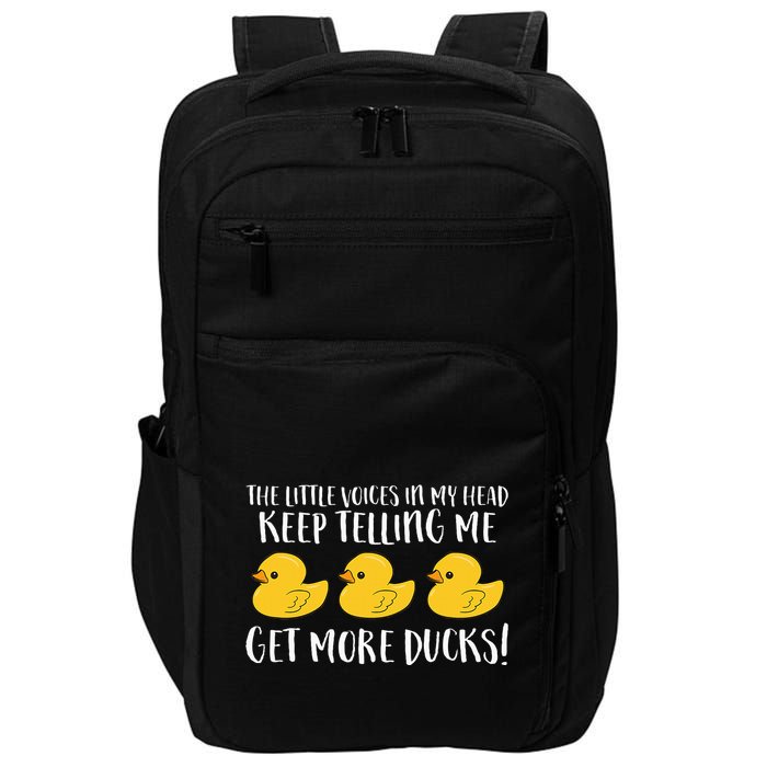 The Little Voices In My Head Keep Impact Tech Backpack