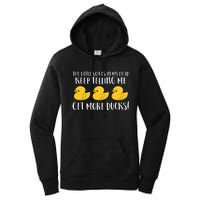 The Little Voices In My Head Keep Women's Pullover Hoodie