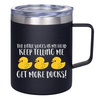 The Little Voices In My Head Keep 12oz Stainless Steel Coffee Mug