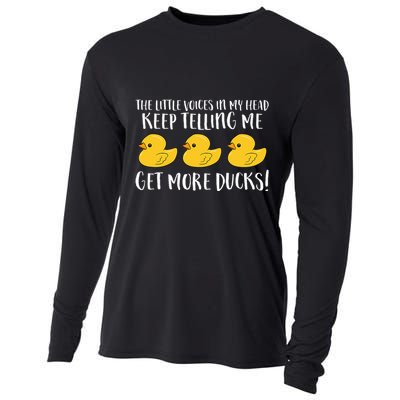 The Little Voices In My Head Keep Cooling Performance Long Sleeve Crew
