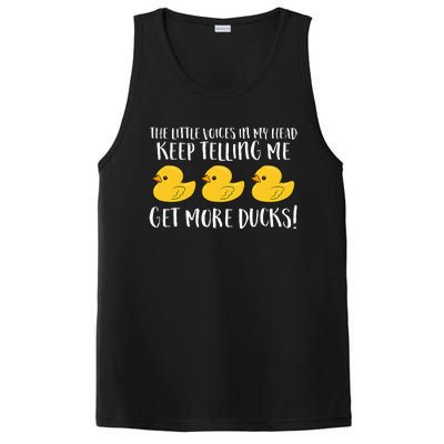 The Little Voices In My Head Keep PosiCharge Competitor Tank