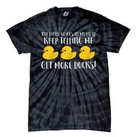 The Little Voices In My Head Keep Tie-Dye T-Shirt