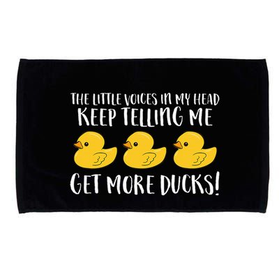 The Little Voices In My Head Keep Microfiber Hand Towel