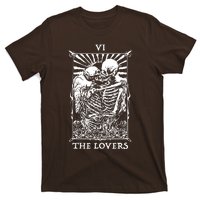 The Lovers Vintage Tarot Card Occult Skeletons Supernaturals T-Shirt