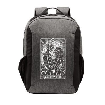 The Lovers Vintage Skeleton Couple Skull Gothic Tarot Card Vector Backpack