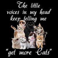 The Little Voices In My Head Keep Telling Me Get More Cats Daily Commute Backpack