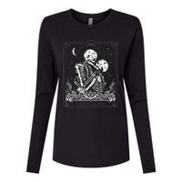 The Lovers Vintage Tarot Card Astrology Goth Halloween Women Womens Cotton Relaxed Long Sleeve T-Shirt