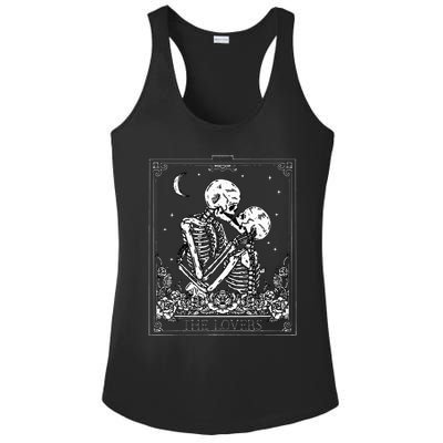 The Lovers Vintage Tarot Card Astrology Goth Halloween Women Ladies PosiCharge Competitor Racerback Tank