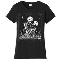 The Lovers Vintage Tarot Card Astrology Goth Halloween Women Women's T-Shirt