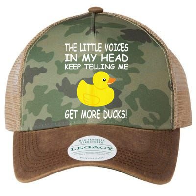 The Little Voices In My Head Keep Telling Me Get More Ducks Legacy Tie Dye Trucker Hat