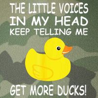 The Little Voices In My Head Keep Telling Me Get More Ducks Legacy Tie Dye Trucker Hat