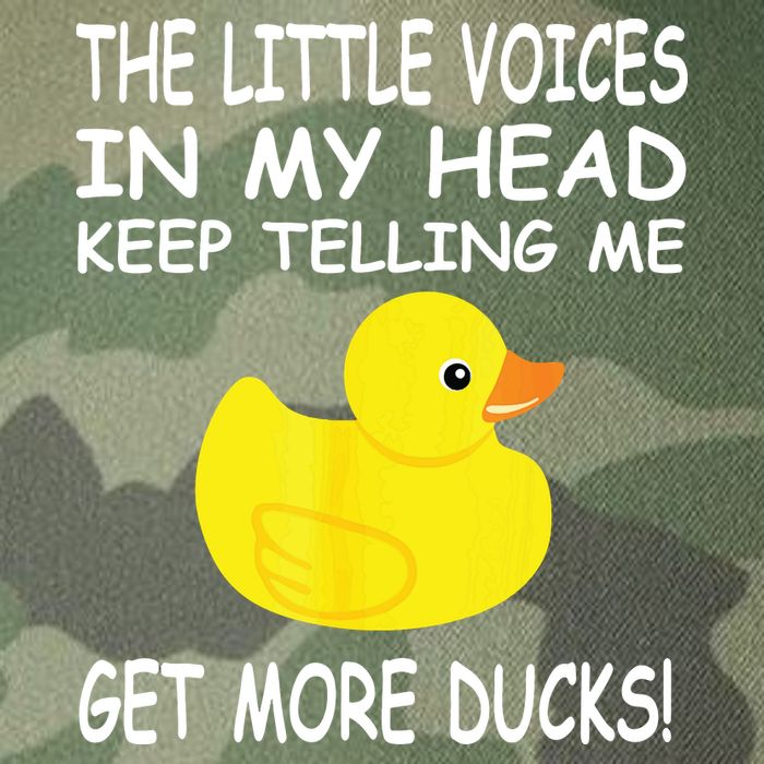 The Little Voices In My Head Keep Telling Me Get More Ducks Legacy Tie Dye Trucker Hat