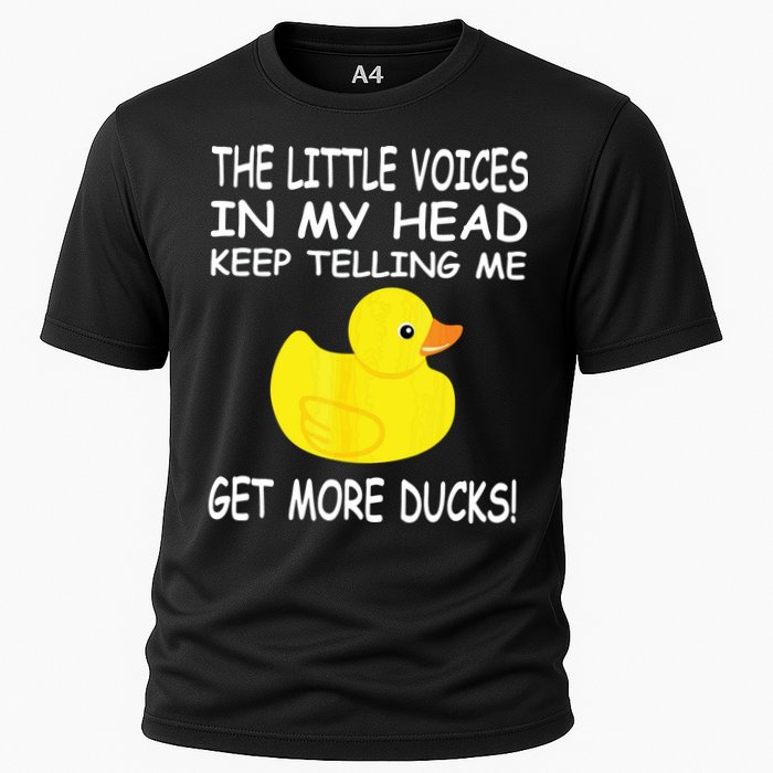 The Little Voices In My Head Keep Telling Me Get More Ducks Performance Shirt