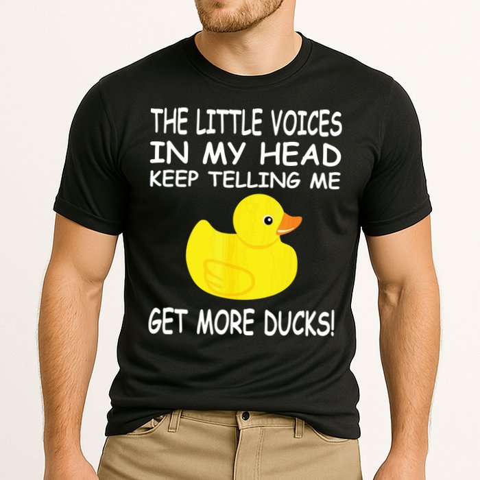 The Little Voices In My Head Keep Telling Me Get More Ducks Performance Shirt