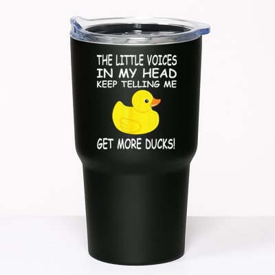 The Little Voices In My Head Keep Telling Me Get More Ducks Tumbler