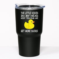 The Little Voices In My Head Keep Telling Me Get More Ducks Tumbler