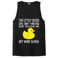 The Little Voices In My Head Keep Telling Me Get More Ducks PosiCharge Competitor Tank