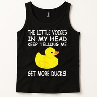 The Little Voices In My Head Keep Telling Me Get More Ducks Tank Top