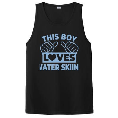 This Loves Water Skiing Water Skiing Water Skier Funny Gift PosiCharge Competitor Tank