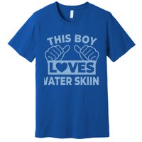 This Loves Water Skiing Water Skiing Water Skier Funny Gift Premium T-Shirt