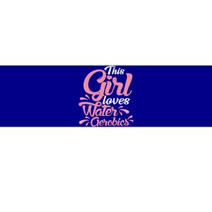 This Loves Water Aerobics Design Water Aerobics Great Gift Bumper Sticker