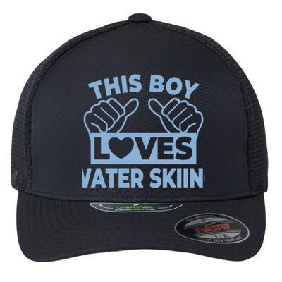 This Loves Water Skiing Water Skiing Water Skier Gift Flexfit Unipanel Trucker Cap