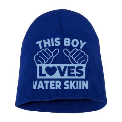 This Loves Water Skiing Water Skiing Water Skier Gift Short Acrylic Beanie