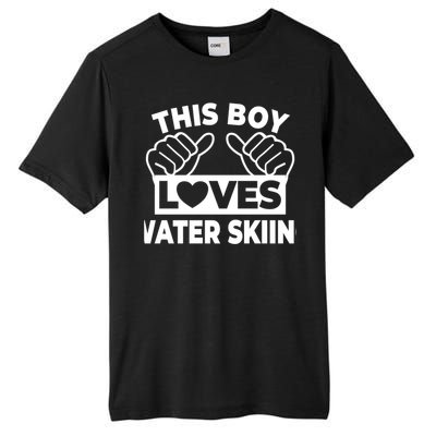 This Loves Water Skiing Water Skiing Water Skier Gift Tall Fusion ChromaSoft Performance T-Shirt