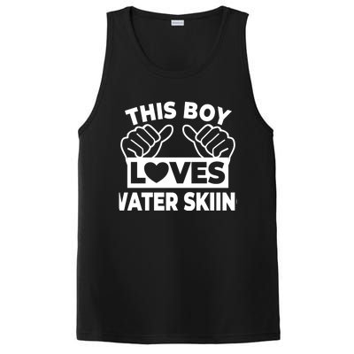 This Loves Water Skiing Water Skiing Water Skier Gift PosiCharge Competitor Tank