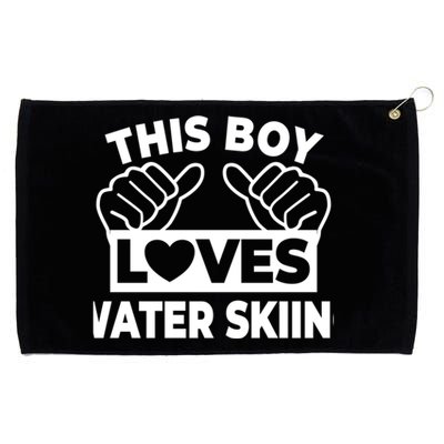 This Loves Water Skiing Water Skiing Water Skier Gift Grommeted Golf Towel