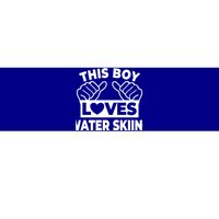 This Loves Water Skiing Water Skiing Water Skier Gift Bumper Sticker