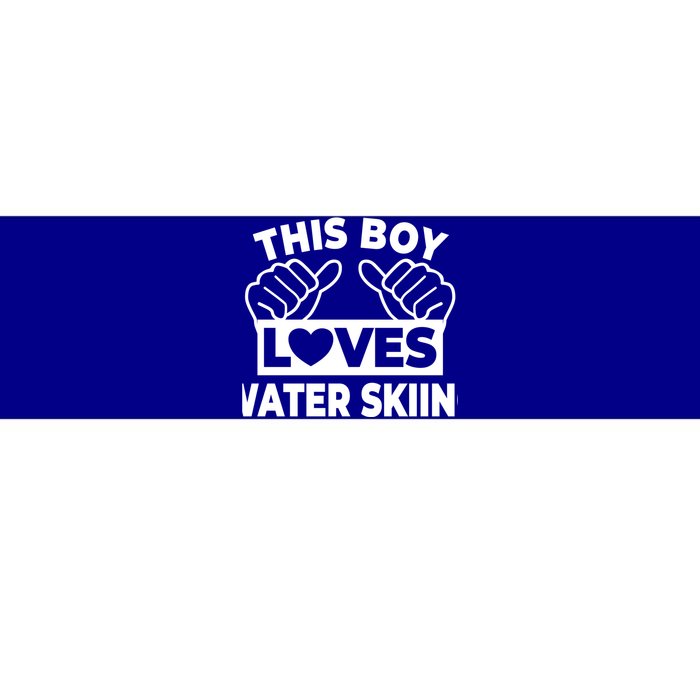 This Loves Water Skiing Water Skiing Water Skier Gift Bumper Sticker