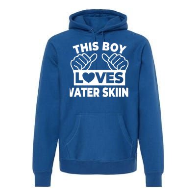 This Loves Water Skiing Water Skiing Water Skier Gift Premium Hoodie