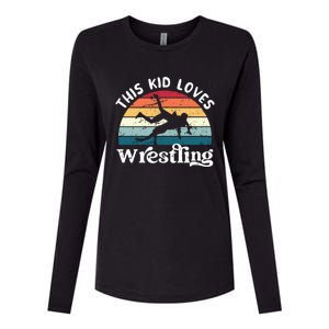 This Loves Wrestling Gift Womens Cotton Relaxed Long Sleeve T-Shirt