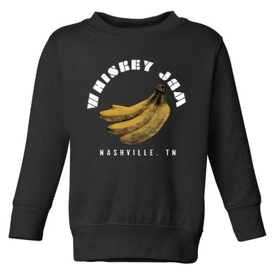 Taylor Lewan Wearing Whiskey Jam Banana Toddler Sweatshirt