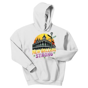 Traveling Lovers We Stand Nola Strong New Orleans Apparel Kids Hoodie