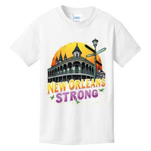 Traveling Lovers We Stand Nola Strong New Orleans Apparel Kids T-Shirt