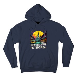 Traveling Lovers We Stand Nola Strong New Orleans Costume Hoodie